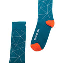 Be Fearless Teal Men's Socks